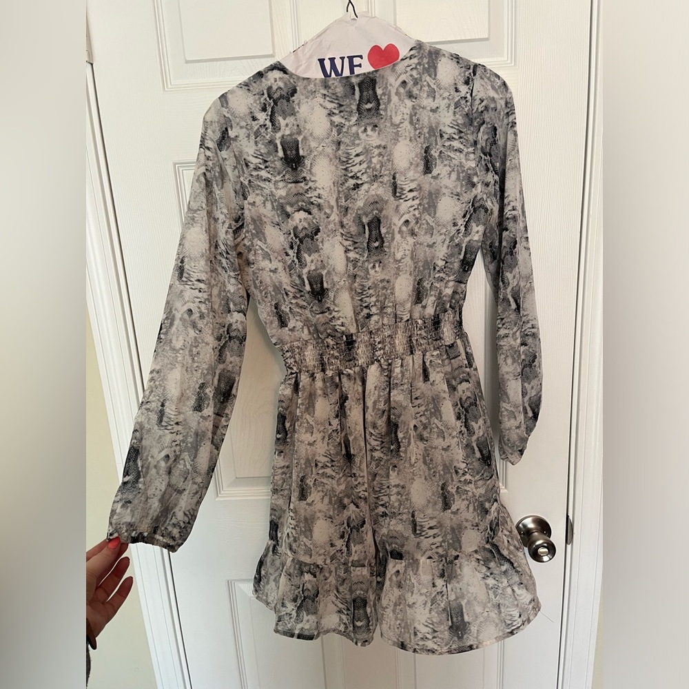 Python Print Mini Dress - Picture 5 of 7